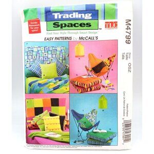 McCalls Pattern M4799 Trading Spaces Bedroom Accessories Uncut 2005
